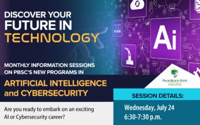 Artificial Intelligence and Cybersecurity Programs at PBSC Info Session